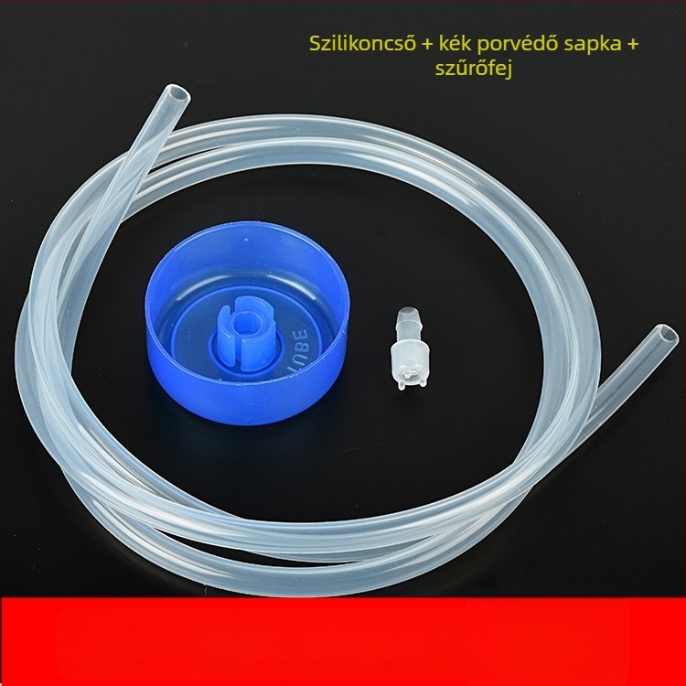 Silikonból készült vízellátó cső háztartási teáskanna és vízadagoló számára, élelmiszer-minőségű, szagtalan pumpa cső teázáshoz