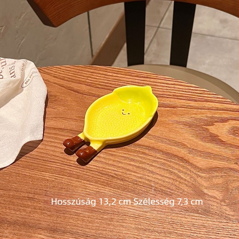 Ins kreatív karikatúrás gyümölcsös porcelán mini tányérok forró fazék szószokhoz — sorozat