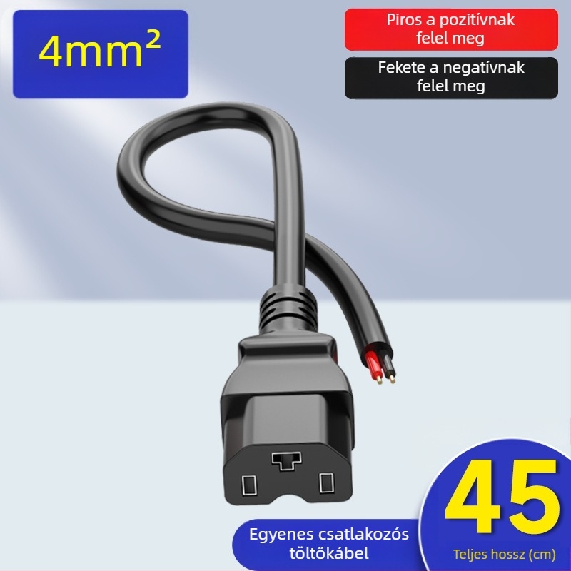 Elektromos jármű töltőcsatlakozó, lítium akkumulátor interfész, töltőkábel, férfi és női dugó, akkumulátor töltő adapter
