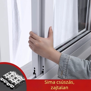 Kis alsó kerék csúszó ajtókhoz és ablaknyomókhoz, alumíniumötvözet