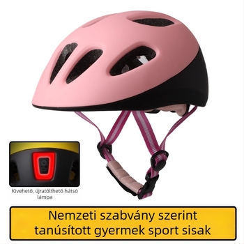 Gyerekeknek szóló kerékpáros sisak, uniszex, kerékpározáshoz, görkorizáshoz és egyensúlyos kerékpárhoz
