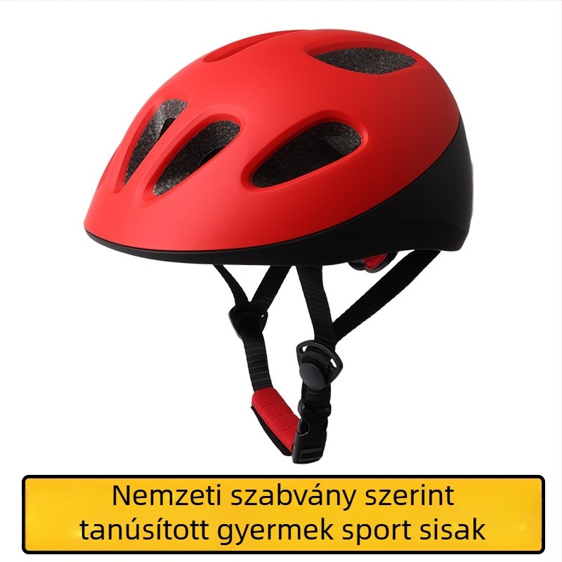 Gyerekeknek szóló kerékpáros sisak, uniszex, kerékpározáshoz, görkorizáshoz és egyensúlyos kerékpárhoz