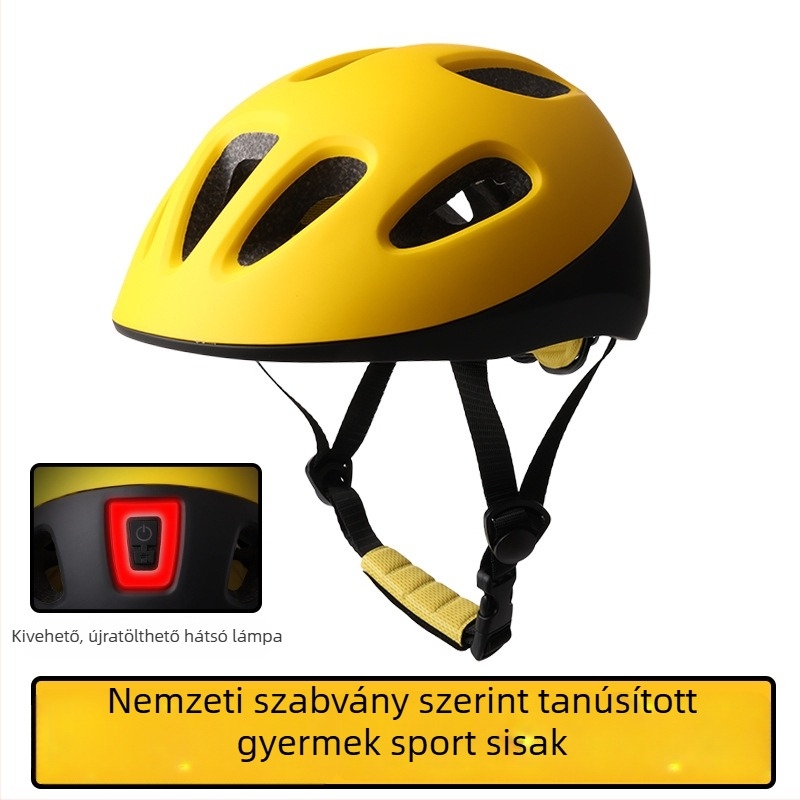 Gyerekeknek szóló kerékpáros sisak, uniszex, kerékpározáshoz, görkorizáshoz és egyensúlyos kerékpárhoz