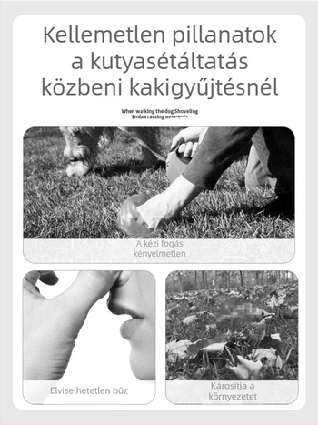 Kutyapiszok gyűjtő lapát – praktikus eszköz sétákhoz