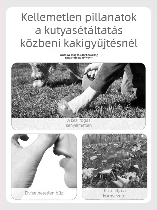 Kutyapiszok gyűjtő lapát – praktikus eszköz sétákhoz