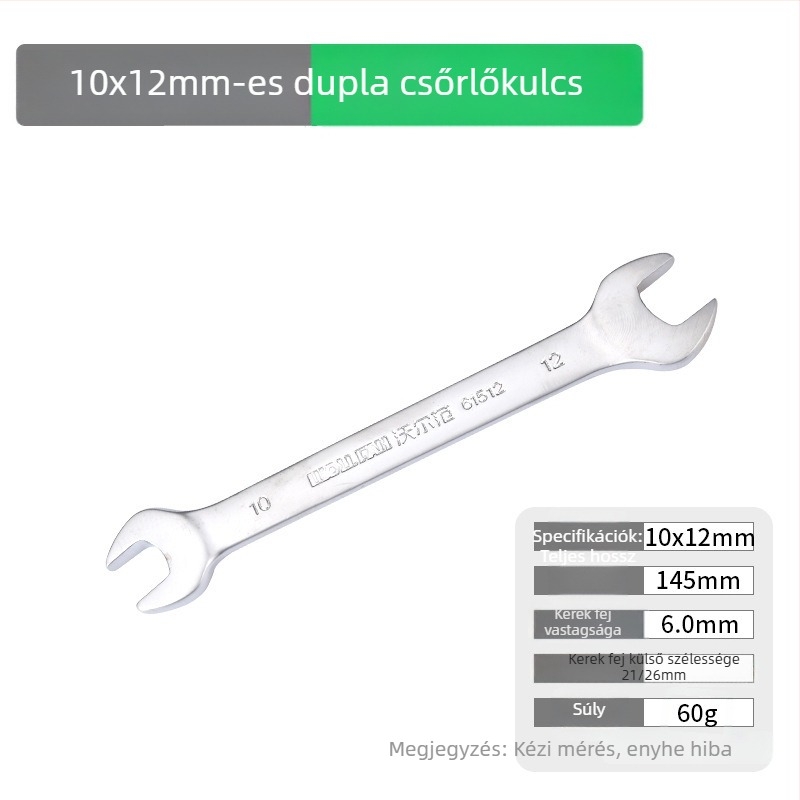 Wolvan két végű nyitott végű kulcs készlet, 6–32 mm