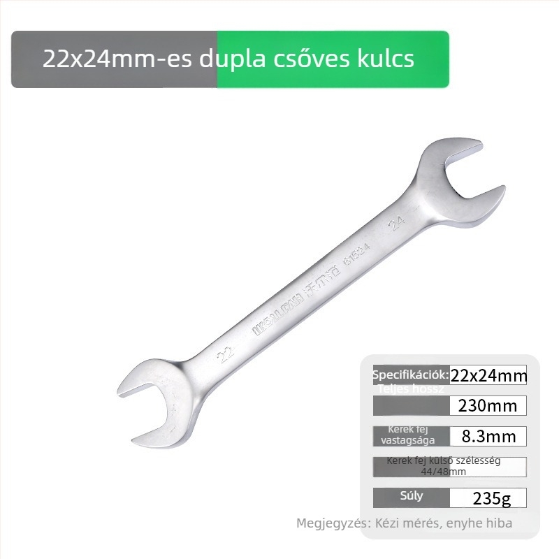 Wolvan két végű nyitott végű kulcs készlet, 6–32 mm