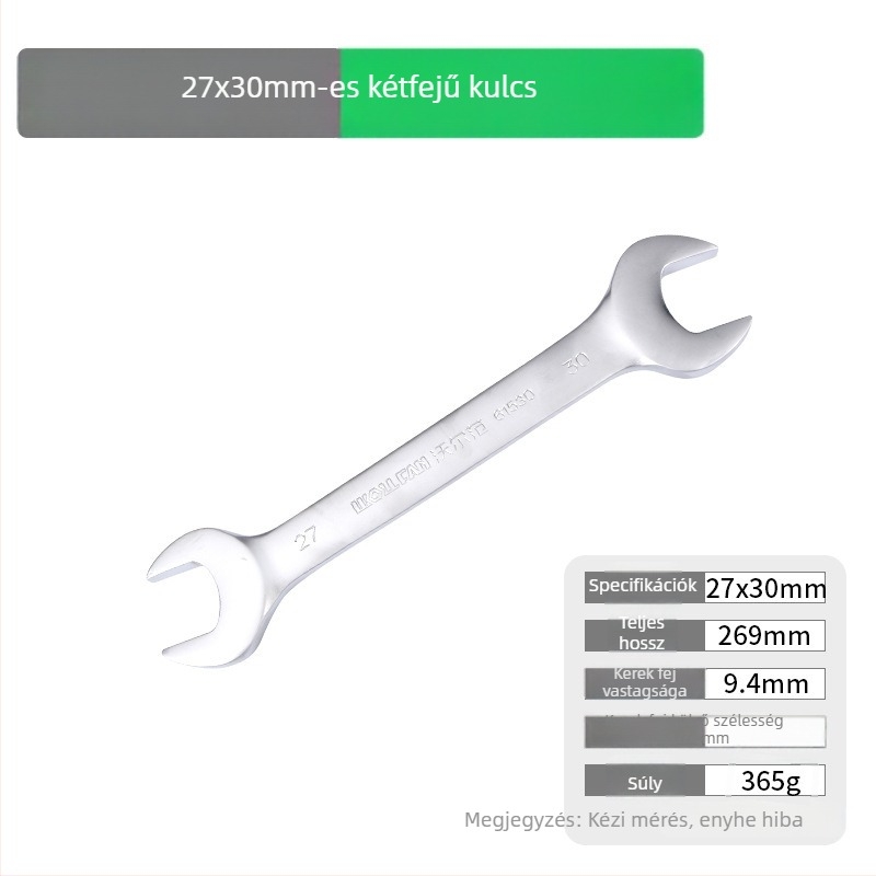 Wolvan két végű nyitott végű kulcs készlet, 6–32 mm