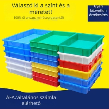Műanyag tálca és tároló doboz, téglalap alakú, lapos műanyag tál