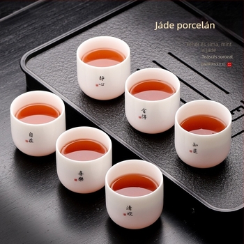 Porcelán Kung-Fu teáscsésze, egyetlen csésze, kínai stílusú kerámia teáskészlet