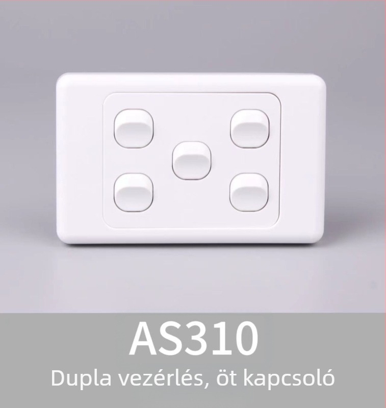 Ausztrál szabvány 118-as típusú kapcsoló- és aljzat panel, SAA tanúsítvány, kültéri lakókocsi csatlakozó