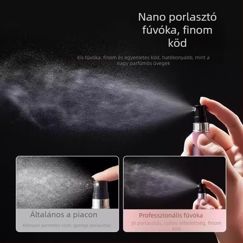 Alsó töltésű parfümös üveg, hordozható permetező, 5 ml