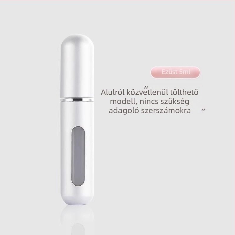 Alsó töltésű parfümös üveg, hordozható permetező, 5 ml