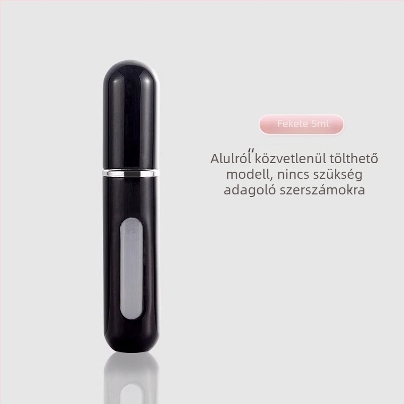 Alsó töltésű parfümös üveg, hordozható permetező, 5 ml