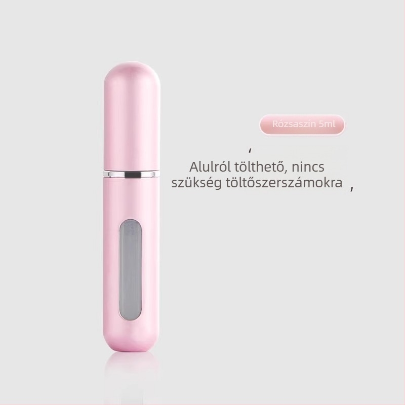 Alsó töltésű parfümös üveg, hordozható permetező, 5 ml
