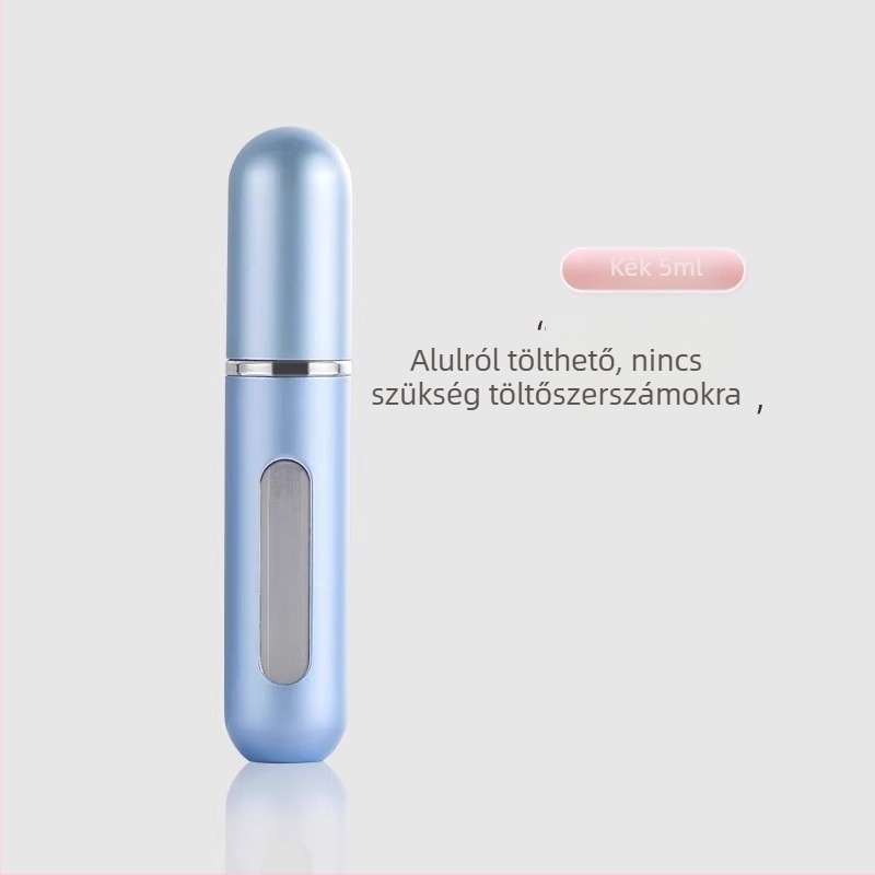 Alsó töltésű parfümös üveg, hordozható permetező, 5 ml