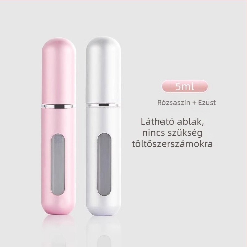 Alsó töltésű parfümös üveg, hordozható permetező, 5 ml