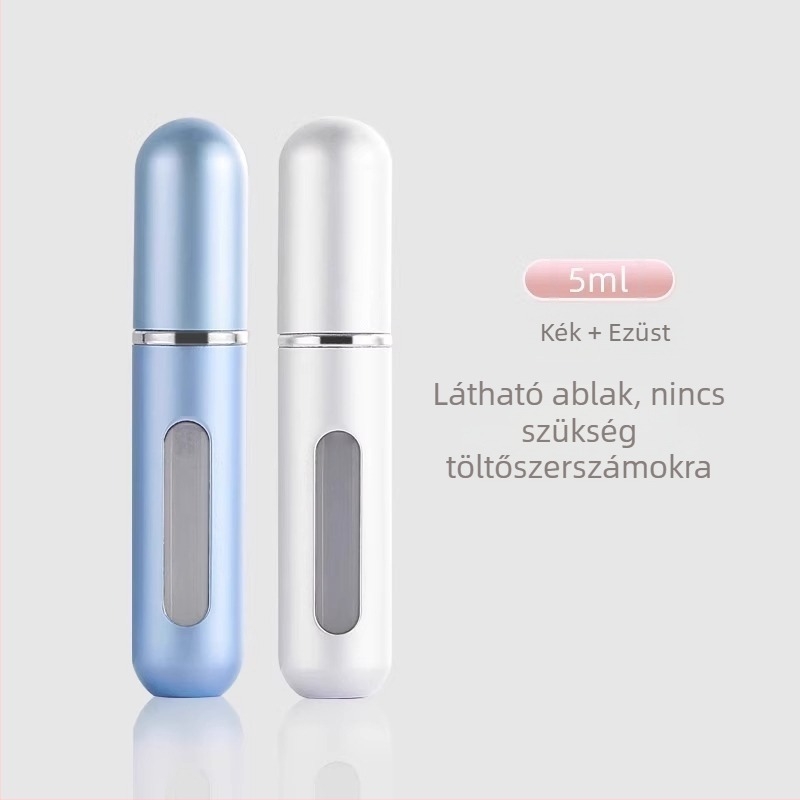 Alsó töltésű parfümös üveg, hordozható permetező, 5 ml