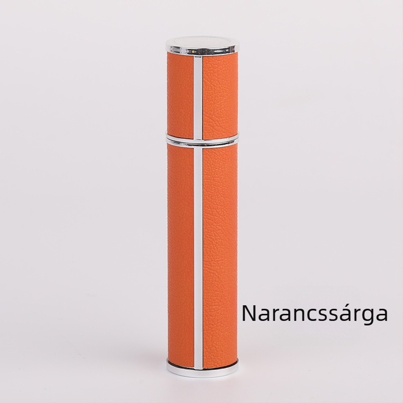 10 ml parfümös üveg utazáshoz, bőrhatású, elegáns, hordozható illatminta kozmetikumokhoz sprayfejjel