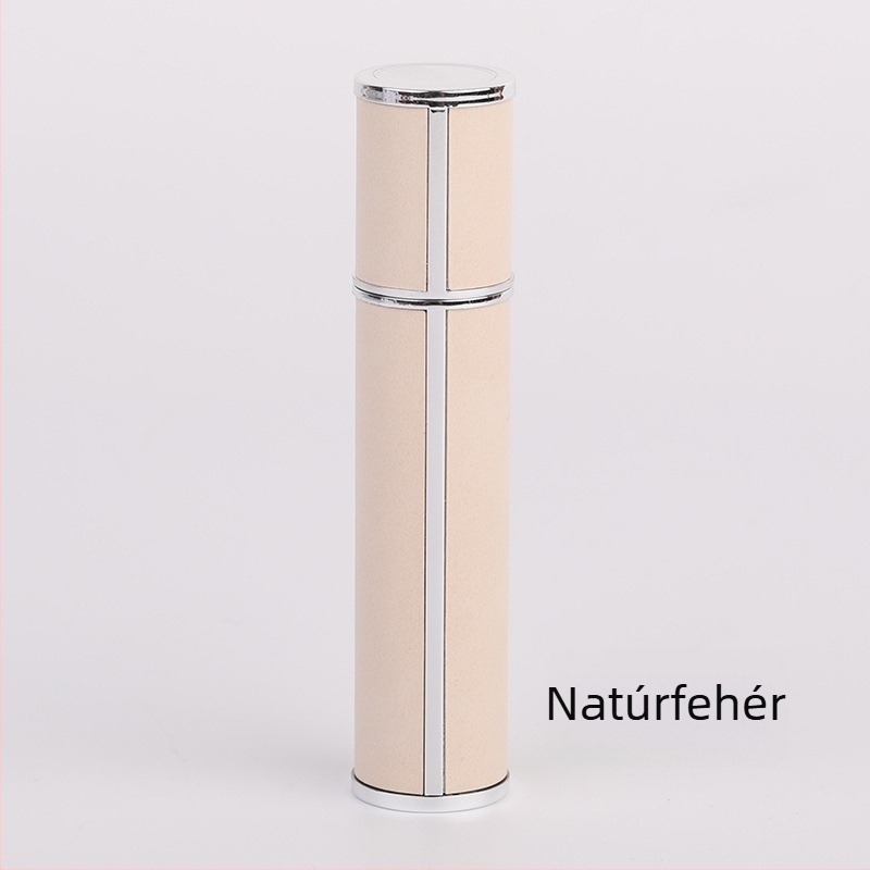 10 ml parfümös üveg utazáshoz, bőrhatású, elegáns, hordozható illatminta kozmetikumokhoz sprayfejjel