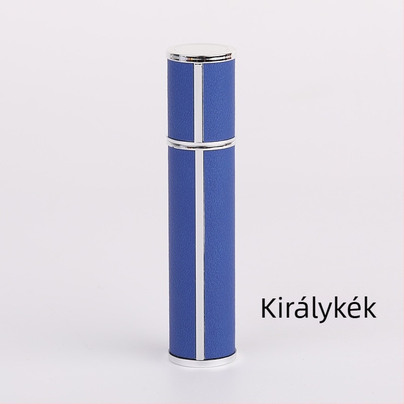 10 ml parfümös üveg utazáshoz, bőrhatású, elegáns, hordozható illatminta kozmetikumokhoz sprayfejjel