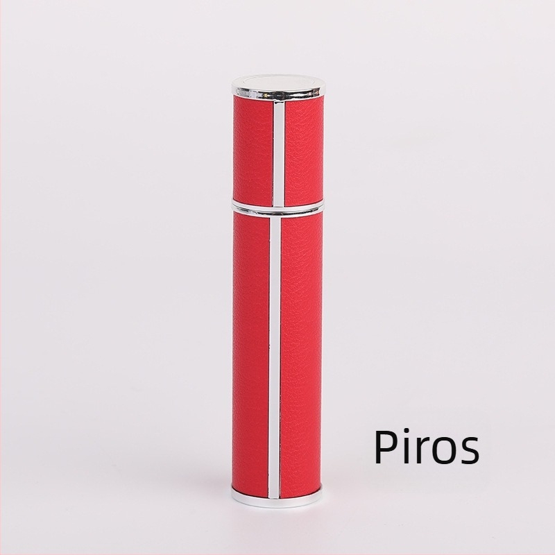10 ml parfümös üveg utazáshoz, bőrhatású, elegáns, hordozható illatminta kozmetikumokhoz sprayfejjel