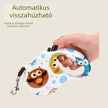 Automata nyújtható kutyapóráz kis- és közepes méretű kutyáknak
