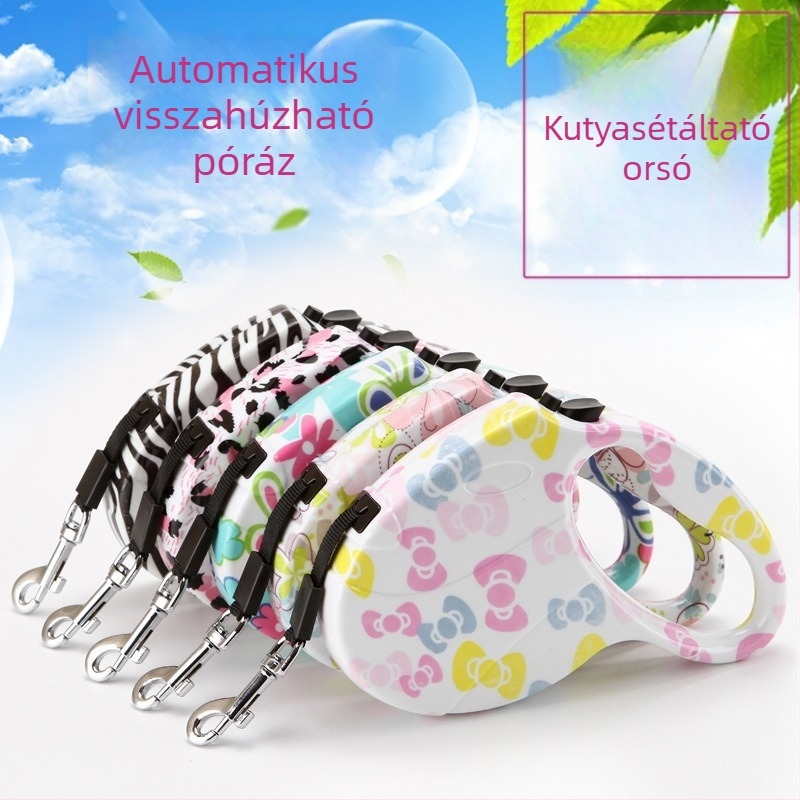 Automata nyújtható kutyapóráz kis- és közepes méretű kutyáknak