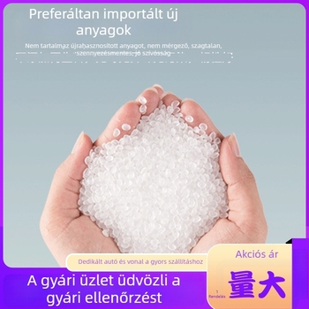 Kétszintes, átlátszó tote táska, vízálló, ruházati termékekhez ajándékcsomagoláshoz