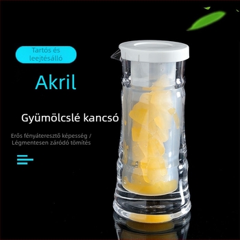 Két kardos akril dekantáló, 401–500 ml, átlátszó, leesésálló, bárhoz és étterembe