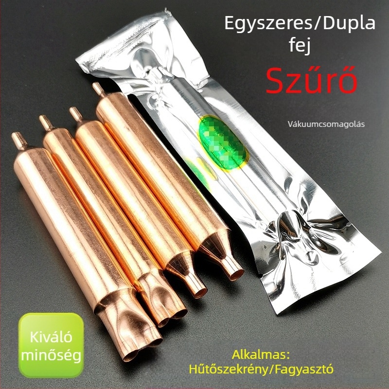 Szárító szűrő hűtőhöz és fagyasztóhoz, 600A/R290A-kompatibilis, egy- és kétportos fej, univerzális vízabszorció és jégblokád eltávolítása