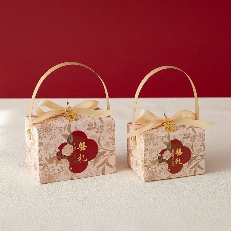 Esküvői bonbon-doboz, magas minőségű, eljegyzési ajándék doboz, 2025 új modell, üres doboz
