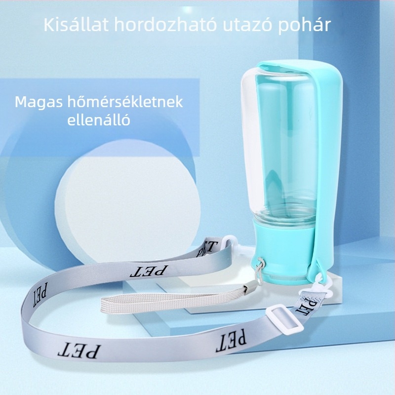 Új összecsukható, hordozható víz- és etetőtál kutyáknak és macskáknak
