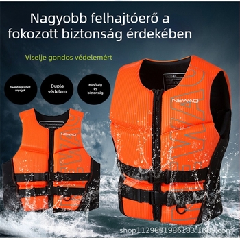 Felnőtt életmentő mellény úszáshoz, hajózásra, horgászatra, raftingra, kajakozásra és SUP-ozásra