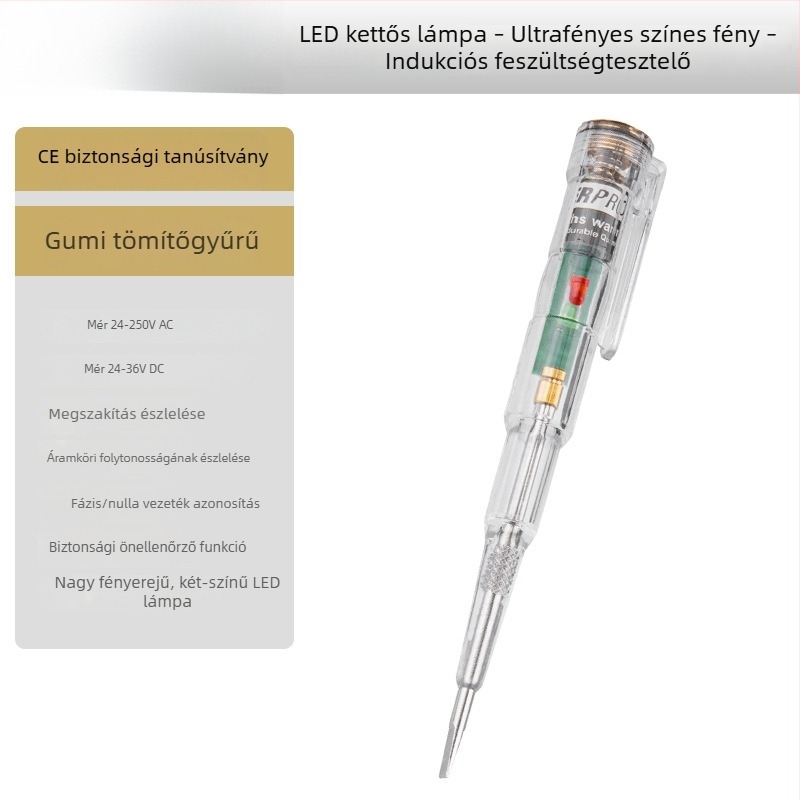 Maxide többfunkciós elektromos teszttoll, áramkörök vizsgálatához, nagy nyomatékú érzékelő