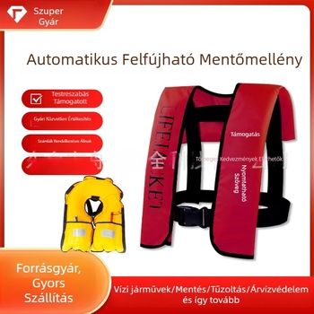 CCS tengeri automata felfújható mentőmellény személyre szabható nyomtatási lehetőséggel, hordozható