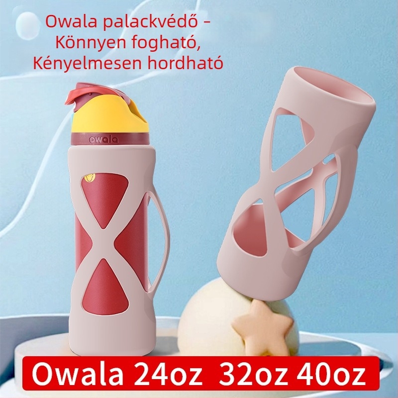 Owala Freesip szilikon védőhüvely sportos vizes palackhoz – csúszásmentes, könnyű fogás
