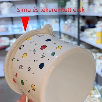 1,5 literes zománcozott tejes fazék fedővel, instant tészta pohár, tároló pohár, magas hőmérsékletnek ellenálló, tapadásmentes, tartós, zománcos teáscsésze