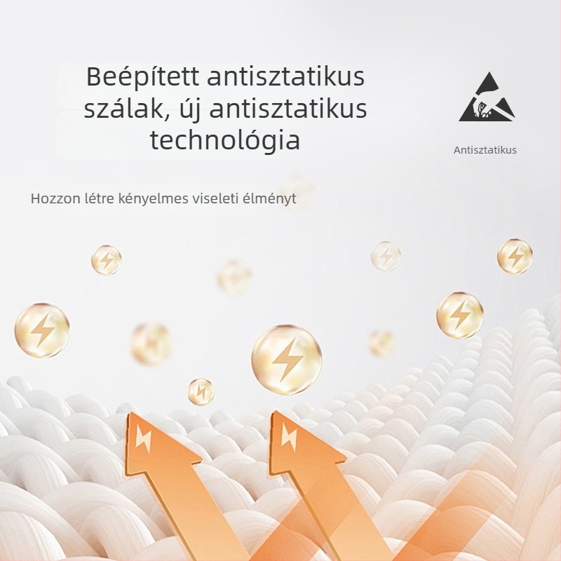Antisztatikus, gyűrődésálló munkaruha: dzseki és hosszú ujjú felső gyári környezetekhez