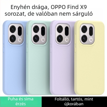 Oppo Reno 15 Prohoz teljes körű folyadék-szilícium tok – lágy tapintás, esés elleni védelem, matt felület; színvariánsok: fehér, rózsaszín, sárga, piros, lila, szürke, zöld, barna, kék, fekete, antik fehér.