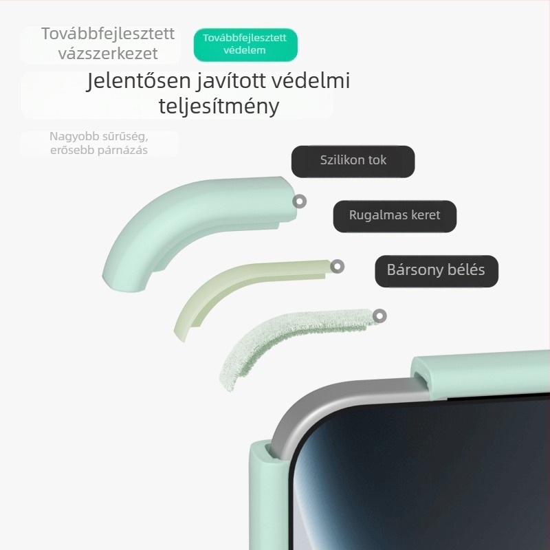 Oppo Reno 15 Prohoz teljes körű folyadék-szilícium tok – lágy tapintás, esés elleni védelem, matt felület; színvariánsok: fehér, rózsaszín, sárga, piros, lila, szürke, zöld, barna, kék, fekete, antik fehér.
