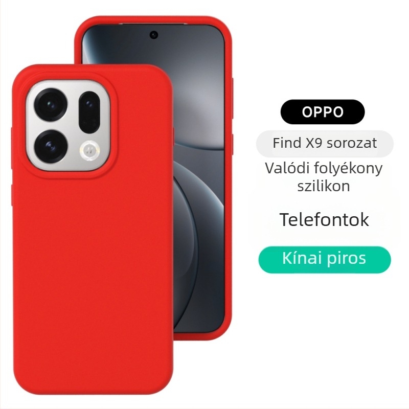 Oppo Reno 15 Prohoz teljes körű folyadék-szilícium tok – lágy tapintás, esés elleni védelem, matt felület; színvariánsok: fehér, rózsaszín, sárga, piros, lila, szürke, zöld, barna, kék, fekete, antik fehér.