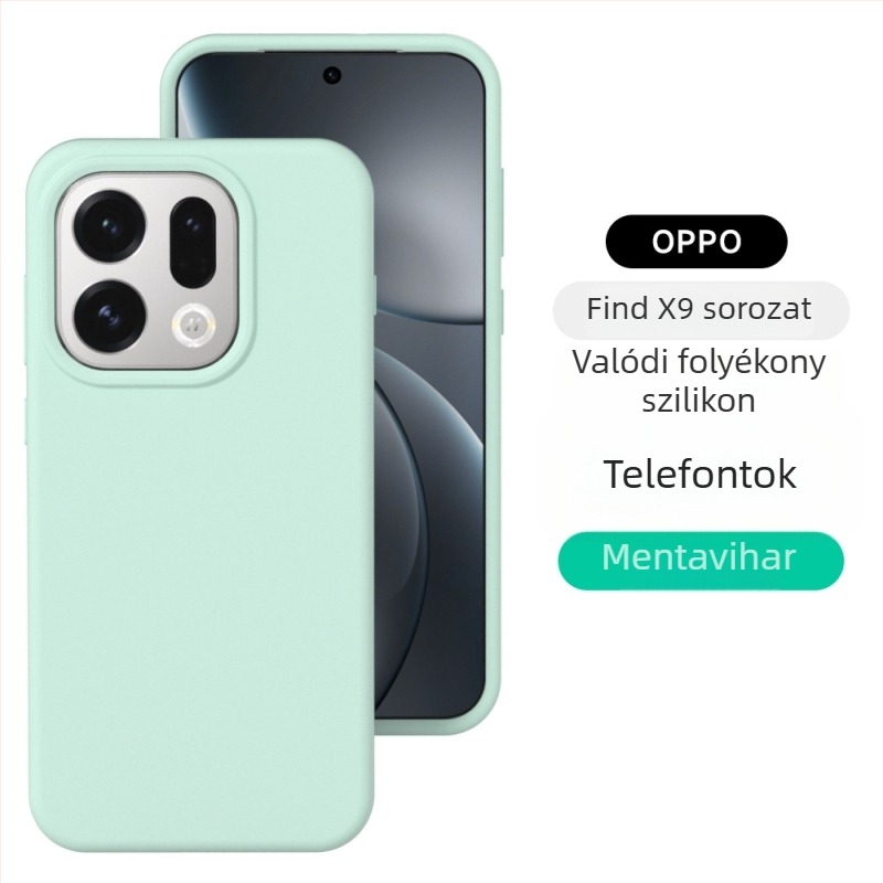 Oppo Reno 15 Prohoz teljes körű folyadék-szilícium tok – lágy tapintás, esés elleni védelem, matt felület; színvariánsok: fehér, rózsaszín, sárga, piros, lila, szürke, zöld, barna, kék, fekete, antik fehér.