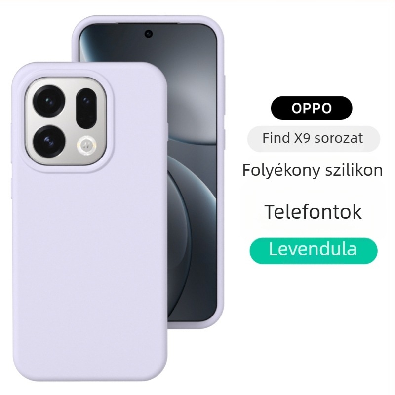 Oppo Reno 15 Prohoz teljes körű folyadék-szilícium tok – lágy tapintás, esés elleni védelem, matt felület; színvariánsok: fehér, rózsaszín, sárga, piros, lila, szürke, zöld, barna, kék, fekete, antik fehér.
