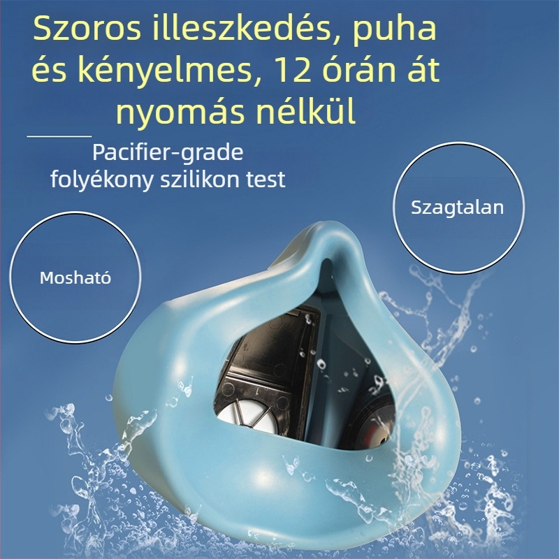 Fújott festéshez gázmaszk — formaldehid elleni védelem, toxikus és kémiai gázok, kén-dioxid és sűrű por elleni védelem