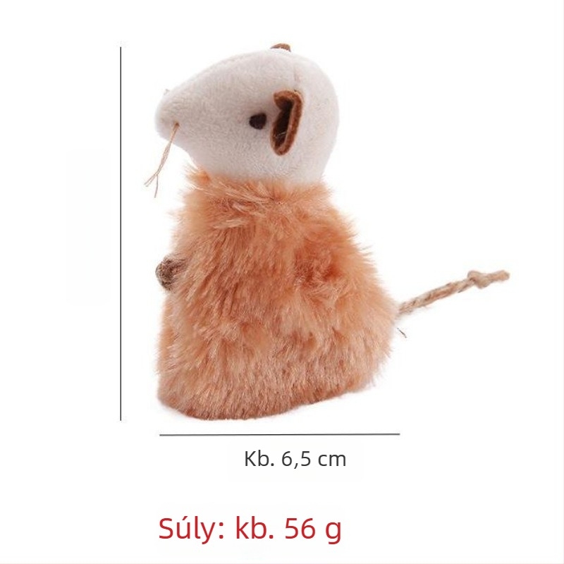 Hamster plüss játék, nyugtató és ketrecdekoráció, arany hörcsög