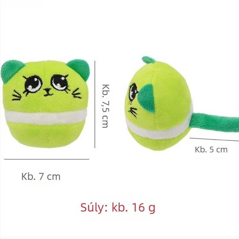 Hamster plüss játék, nyugtató és ketrecdekoráció, arany hörcsög