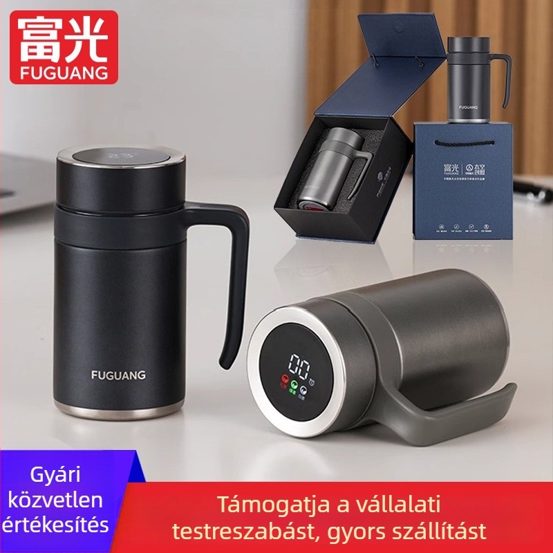 Fuguang rozsdamentes acél termosz fogantyúval, nagy kapacitás, teafőző infúzor, belső 316, külső 304, 6-12 órás izoláció, üzleti ajándék logó nyomtatással, színes dobozos csomagolás