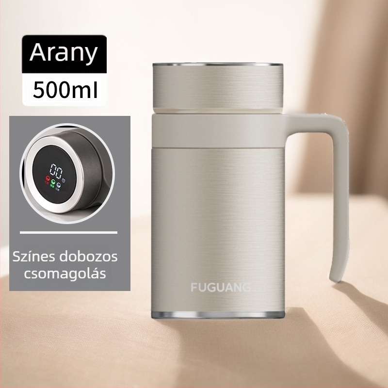 Fuguang rozsdamentes acél termosz fogantyúval, nagy kapacitás, teafőző infúzor, belső 316, külső 304, 6-12 órás izoláció, üzleti ajándék logó nyomtatással, színes dobozos csomagolás