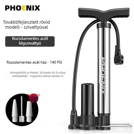 Hordozható, magasnyomású kerékpár-mini pumpa – kézi pumpa mountain bike-hoz és labdákhoz